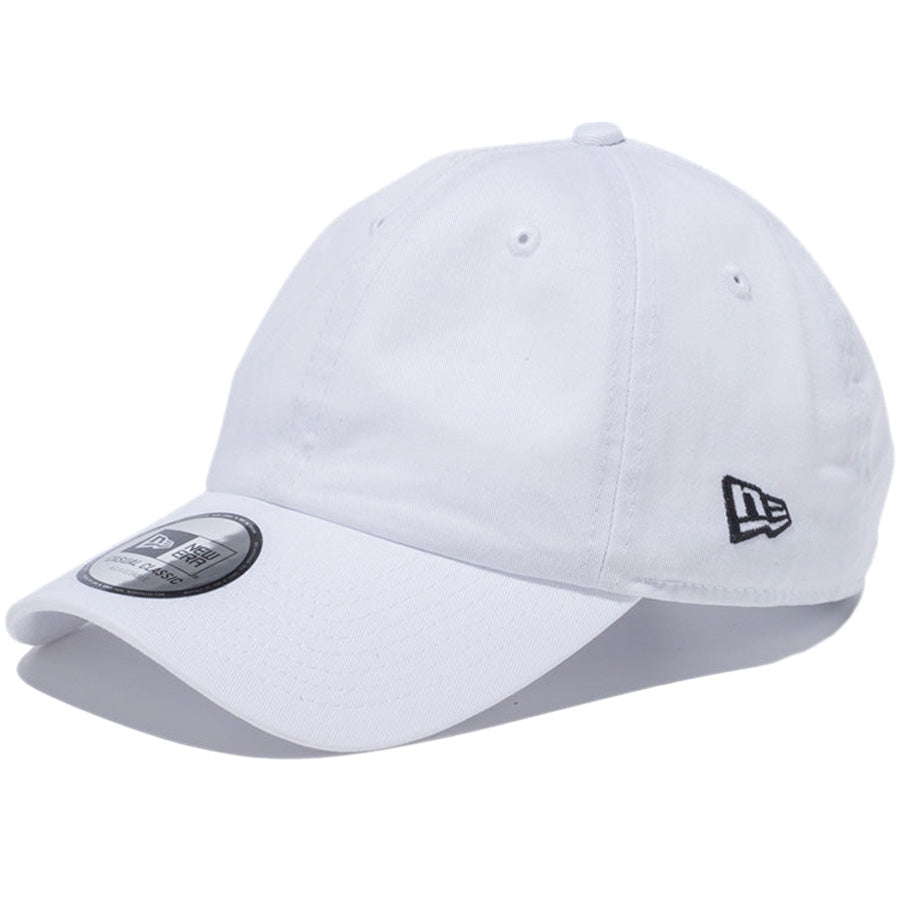 NEW ERA カジュアルクラシック ベーシック キャップ ホワイト 左斜め 14524782