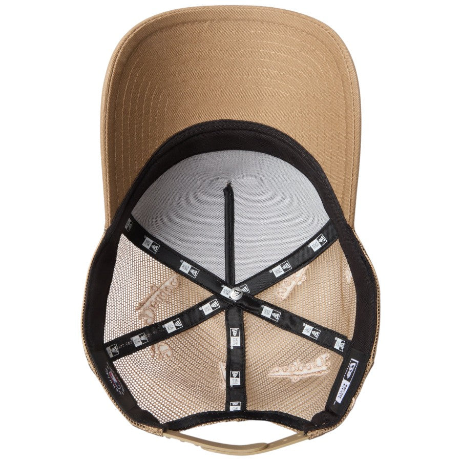 NEW ERA 9FORTY A-Frame トラッカー ドジャース カーキ 内側全体