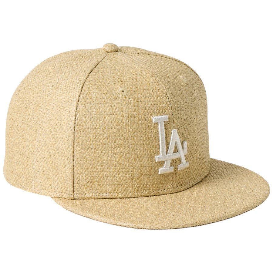 NEW ERA 59FIFTY ロサンゼルス・ドジャース Paper Straw 右斜めデザイン