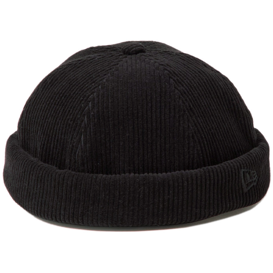 NEW ERA フィッシャーマンキャップ ベーシック Corduroy コーデュロイ ブラック 左斜め 15136926