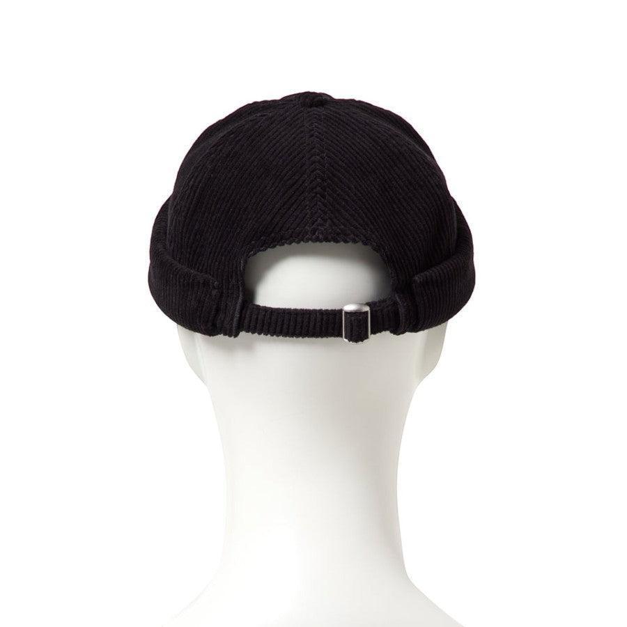 NEW ERA フィッシャーマンキャップ ベーシック Corduroy コーデュロイ ブラック マネキン着用 背面 サイズ調整アジャスター 15136926