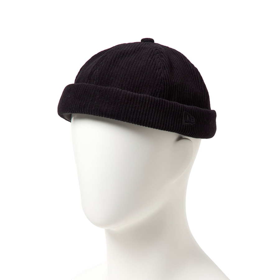 NEW ERA フィッシャーマンキャップ ベーシック Corduroy コーデュロイ ブラック マネキン着用 左斜め 15136926