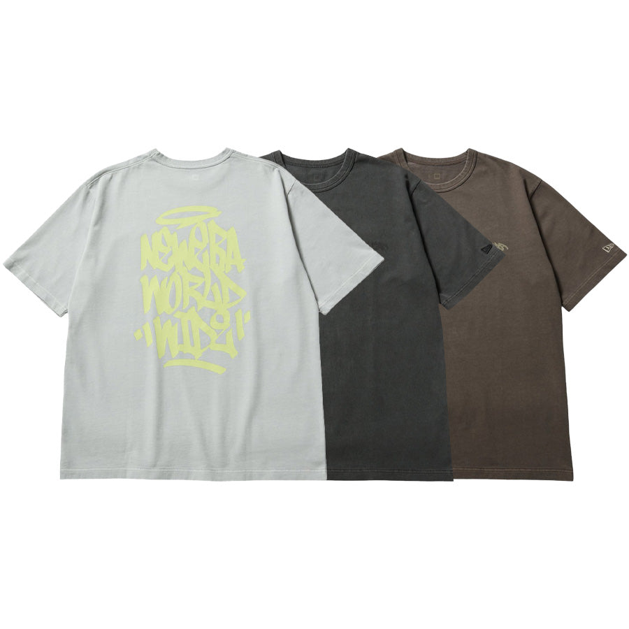 NEW ERA 半袖 ガーメントダイ コットン Tシャツ Tagging 3カラー比較画像