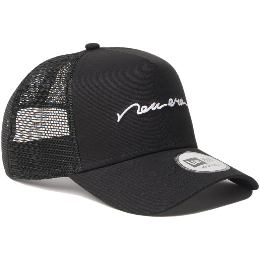 NEW ERA 9FORTY Handwritten Logo ブラック 右斜め
