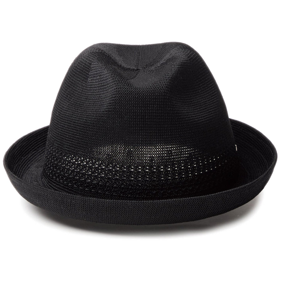 NEW ERA ニットフェドーラ 正面 ブラック