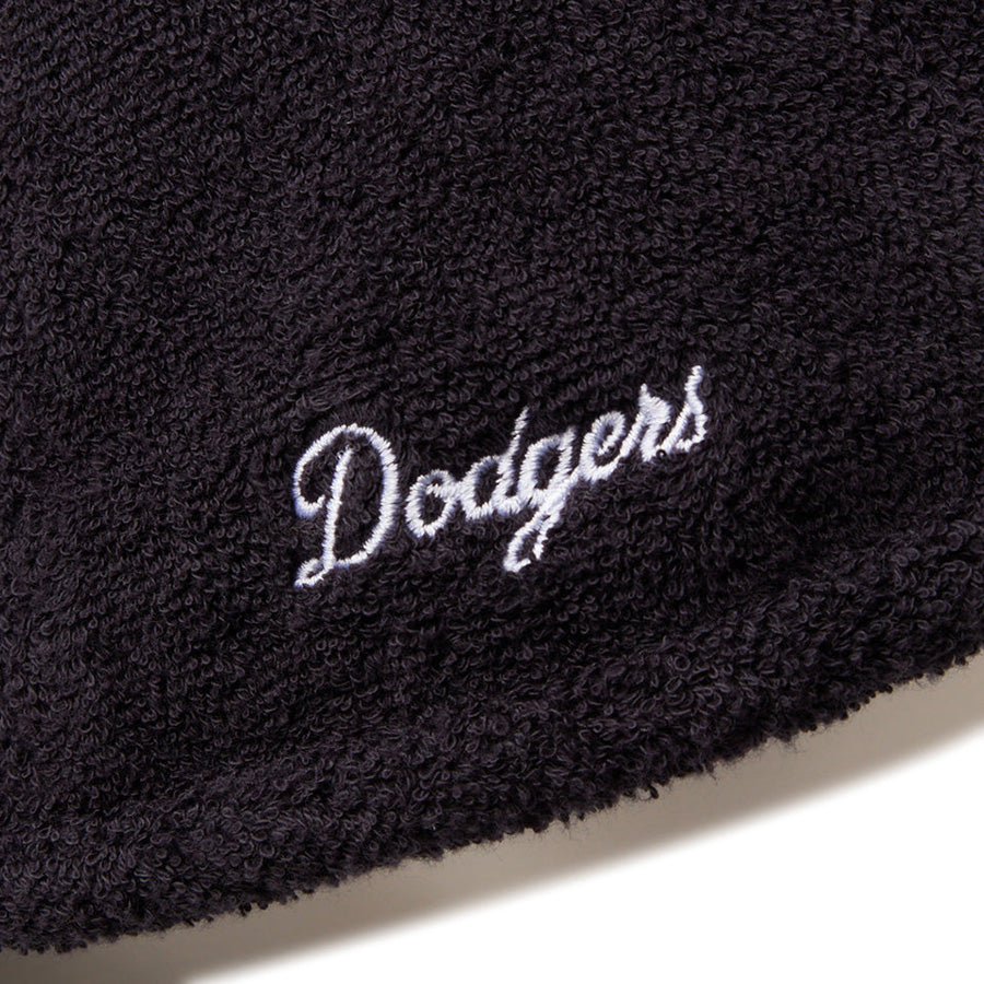 NEW ERA サウナハット Dodgersロゴ刺繍 アップ