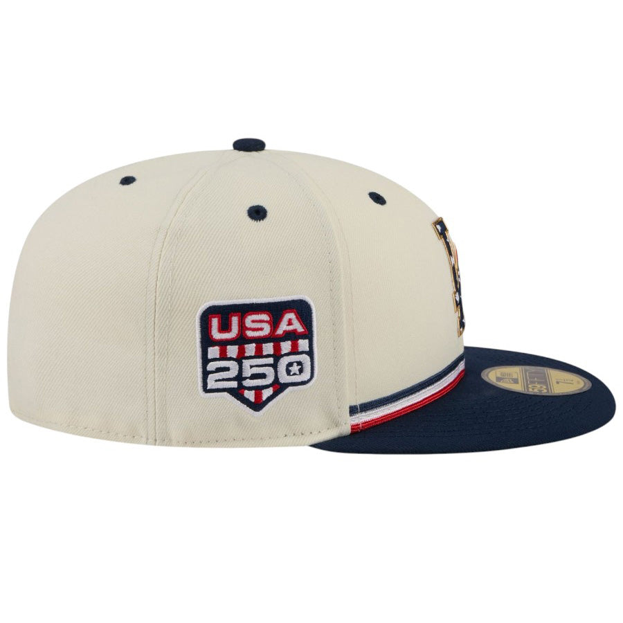 NEW ERA 59FIFTY オンフィールド 2026 MLB Independence Day ロサンゼルス・ドジャース 右側面