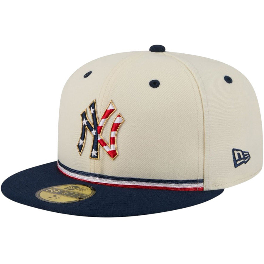 NEW ERA 59FIFTY オンフィールド 2026 MLB Independence Day ニューヨーク・ヤンキース 左斜め