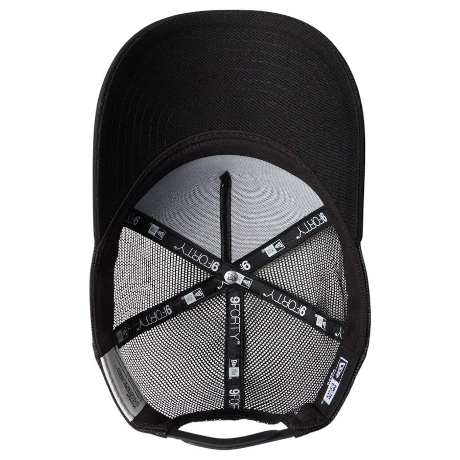 NEW ERA キッズ Youth 9FORTY A-Frame トラッカー JOE COOL ブラック 裏側全体