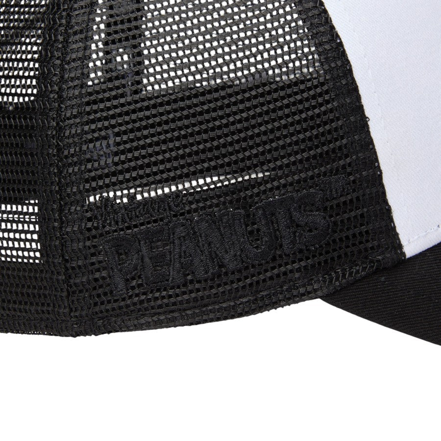 NEW ERA キッズ Youth 9FORTY A-Frame トラッカー JOE COOL ブラック/ホワイト ロゴ刺繍アップ