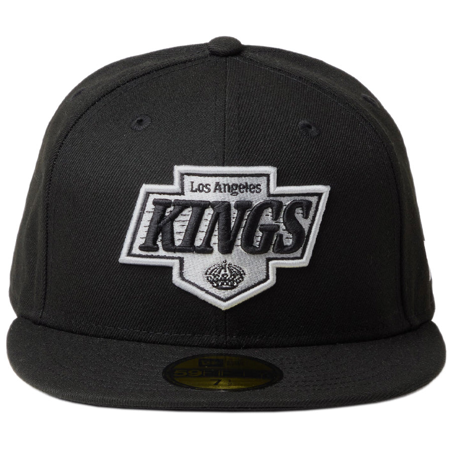 NEW ERA 59FIFTY ロサンゼルス・キングス ブラック クラウド 正面