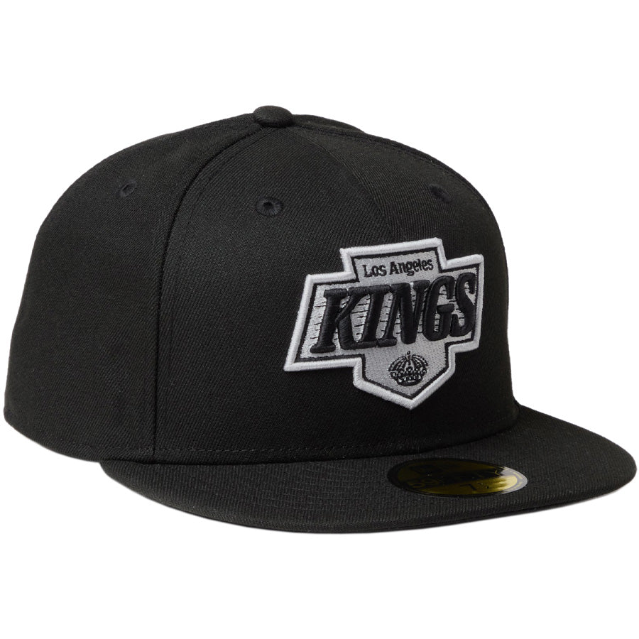 NEW ERA 59FIFTY ロサンゼルス・キングス ブラック クラウド 右斜め