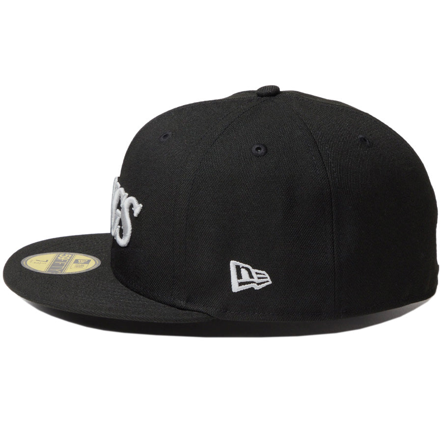 NEW ERA 59FIFTY ロサンゼルス・キングス Script 左側面 NEフラッグロゴ刺繍