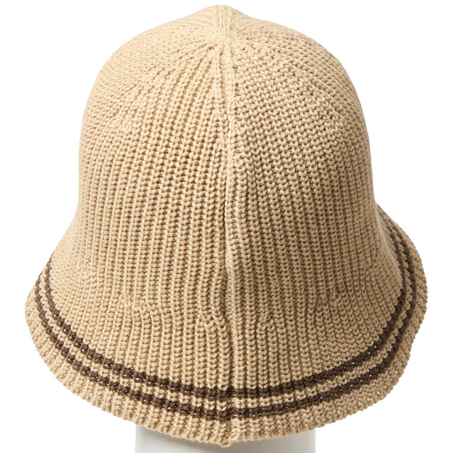 NEW ERA ニット エクスプローラー セーラーブリム ベージュ/ウォルナット マネキン後ろ向き