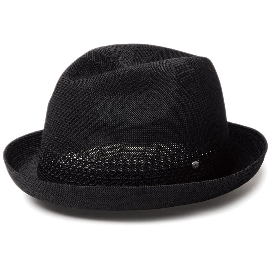 NEW ERA ニットフェドーラ 左斜め ブラック