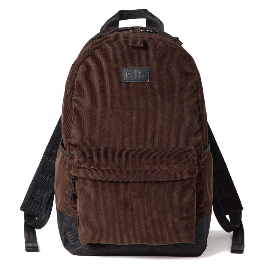 NEW ERA ライトパック 27L コーデュロイ バックパック ウォルナット 正面 15121553