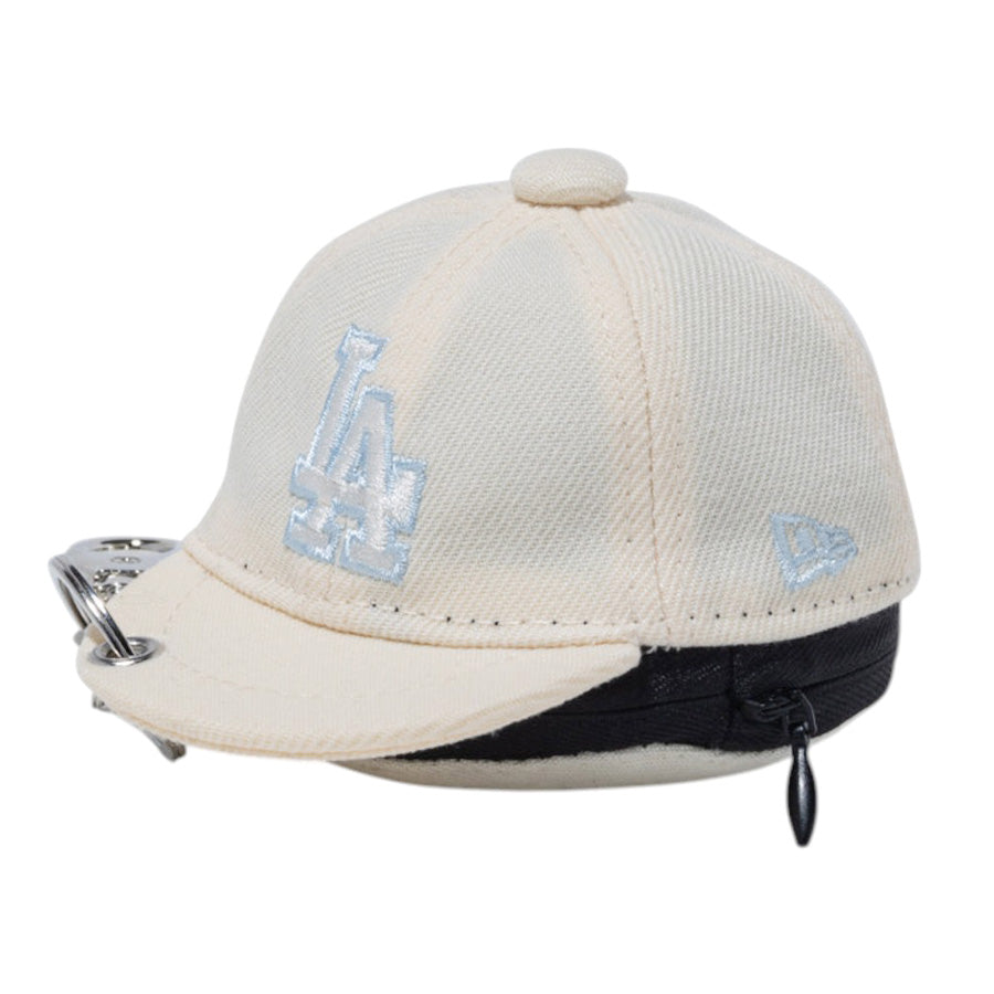 NEW ERA ミニキャップ イヤホンケース ロサンゼルス・ドジャース ワンコーク 左斜め 平置き 15206542