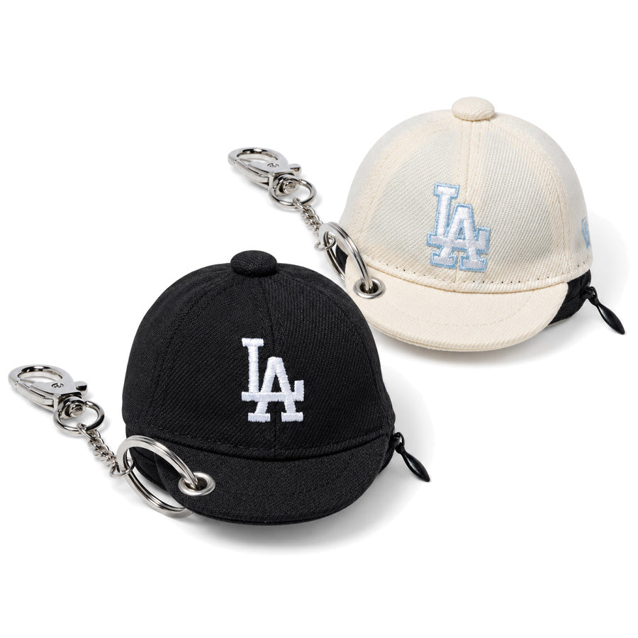 NEW ERA ミニキャップ イヤホンケース ロサンゼルス・ドジャース ワンコーク ブラック 2カラー
