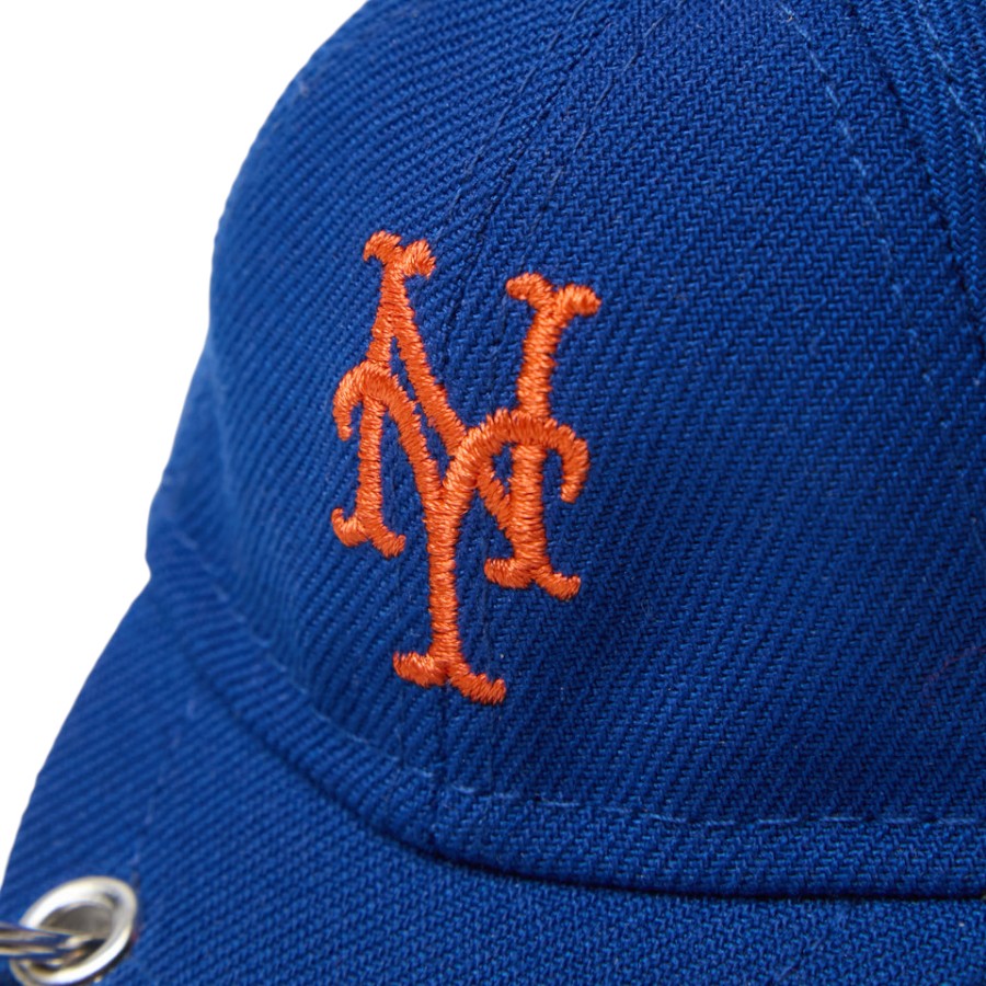 NEW ERA ミニキャップ イヤホンケース ニューヨーク・メッツ ライトロイヤル フロントロゴ刺繍 15135252