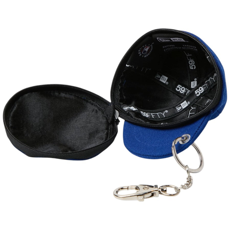 NEW ERA ミニキャップ イヤホンケース ニューヨーク・メッツ ライトロイヤル ファスナー開放時 15135252