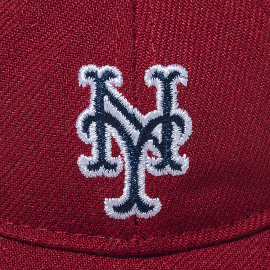 NEW ERA ミニキャップ イヤホンケース ニューヨーク・メッツ レッド フロントロゴ刺繍 15206539