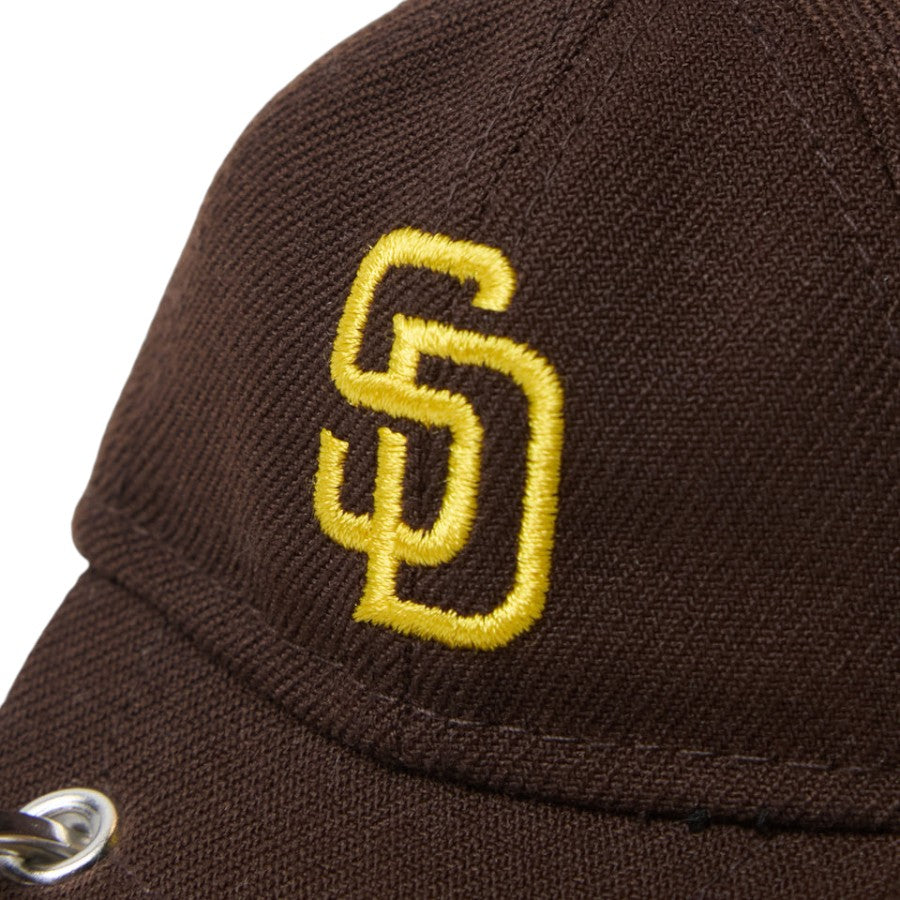 NEW ERA ミニキャップ イヤホンケース サンディエゴ・パドレス バーントウッド フロントロゴ刺繍 15135248