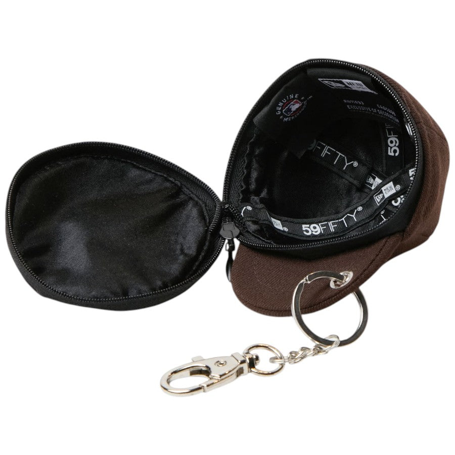 NEW ERA ミニキャップ イヤホンケース サンディエゴ・パドレス バーントウッド ファスナー開放時 15135248