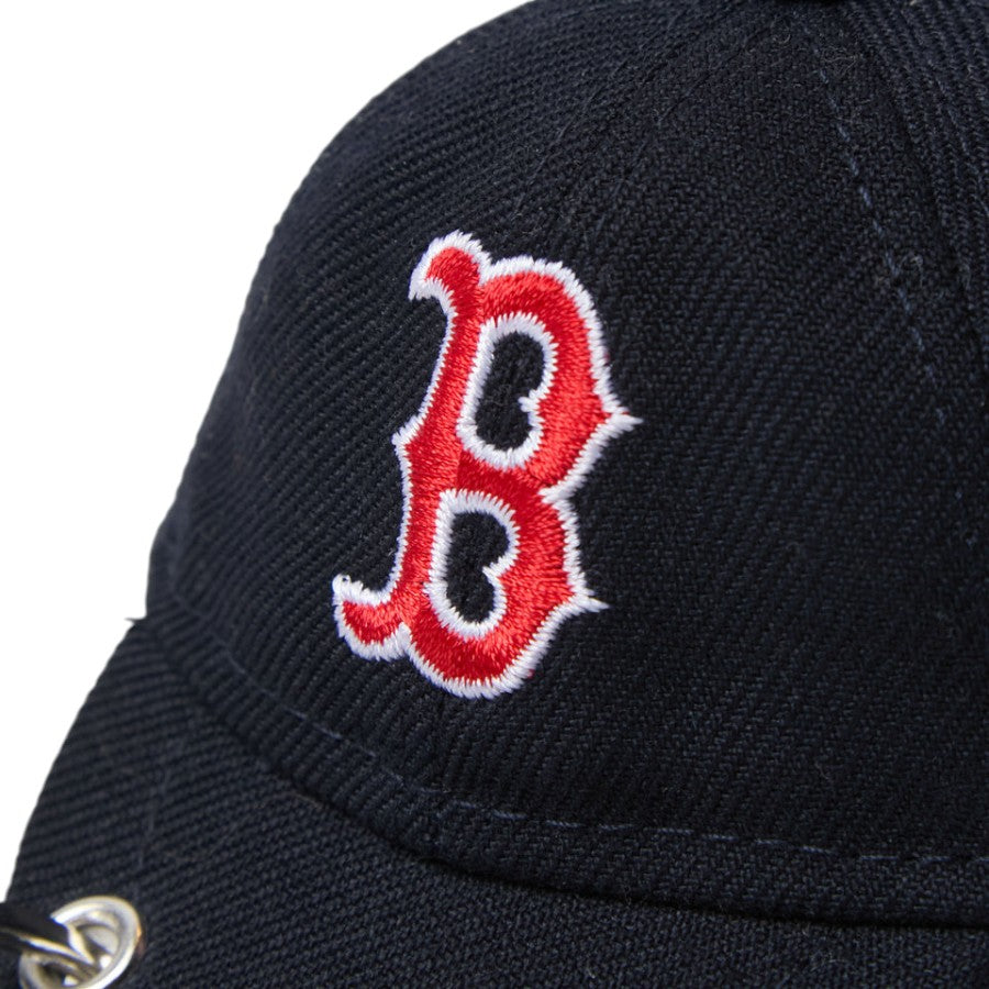 NEW ERA ミニキャップ イヤホンケース ボストン・レッドソックス ネイビー フロントロゴ刺繍 15138031