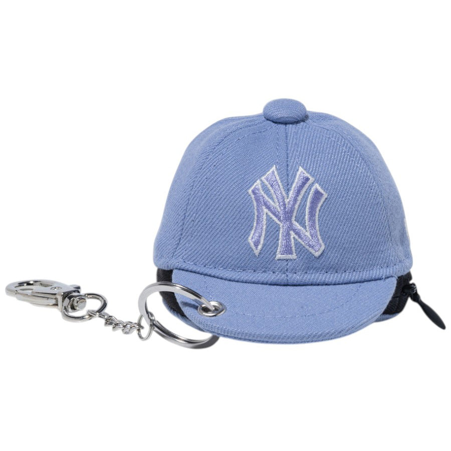 NEW ERA ミニキャップ イヤホンケース ニューヨーク・ヤンキース アイリスフラワー 正面 平置き 15206538