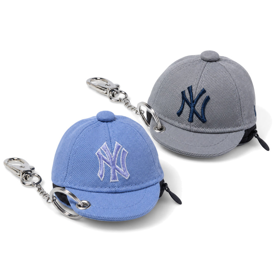 NEW ERA ミニキャップ イヤホンケース ニューヨーク・ヤンキース ミスティモーニング アイリスフラワー 2カラー