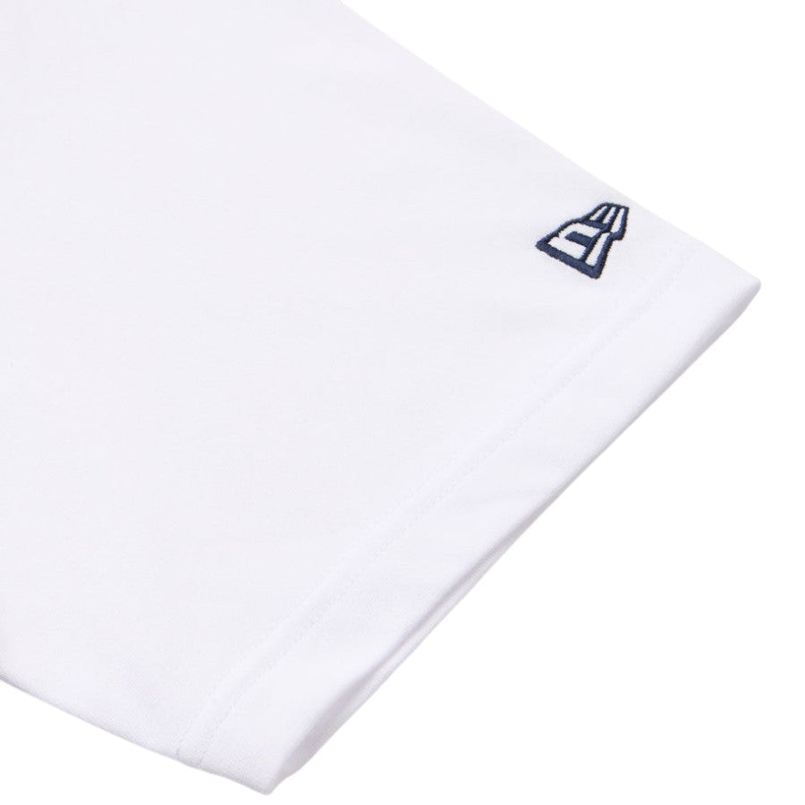 NEW ERA Tシャツ ホワイト NEフラッグロゴ刺繍