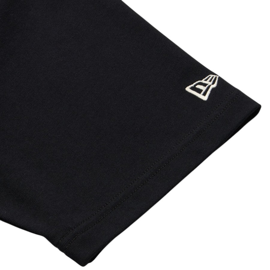 NEW ERA Tシャツ ブラック NEフラッグロゴ刺繍