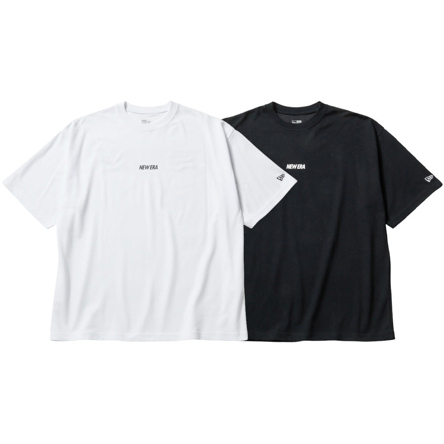 NEW ERA オーバーサイズド パフォーマンスTシャツ Overlap Logo ホワイト ブラック 2カラー比較