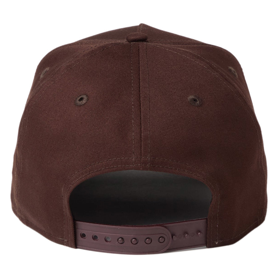 NEW ERA 9FORTY A-Frame サンディエゴ・パドレス バーントウッド マニラ 背面