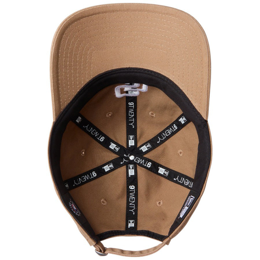 NEW ERA 9TWENTY ウォッシュドコットン サンディエゴ・パドレス カーキ ホワイト 裏側