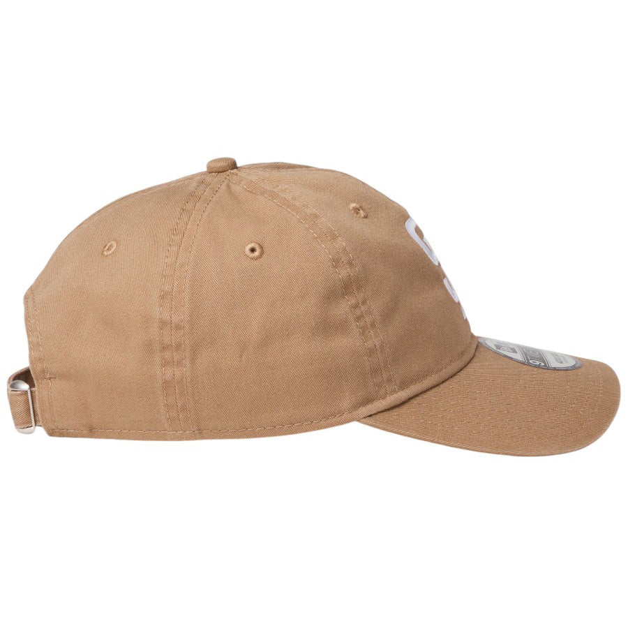 NEW ERA 9TWENTY ウォッシュドコットン サンディエゴ・パドレス カーキ ホワイト 右側面
