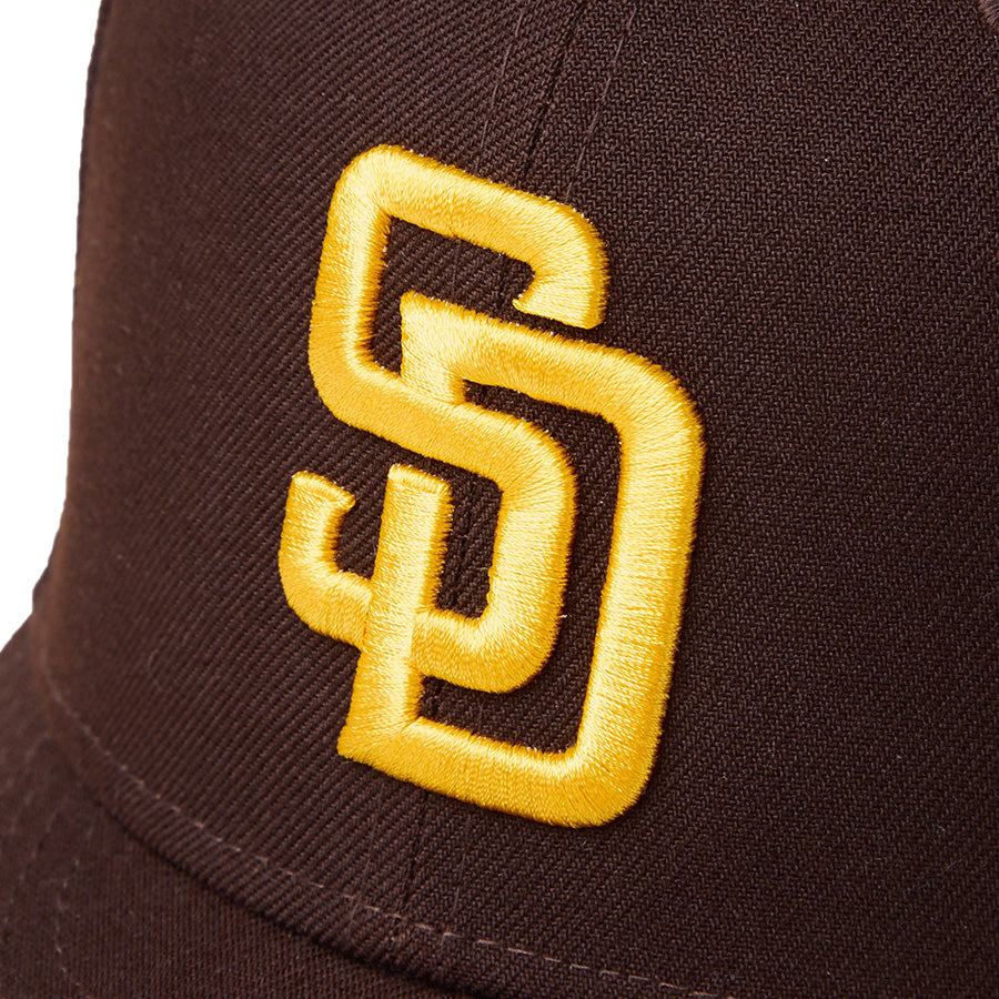 NEW ERA PC 59FIFTY サンディエゴ・パドレス バーントウッド マニラ フロントロゴ刺繍