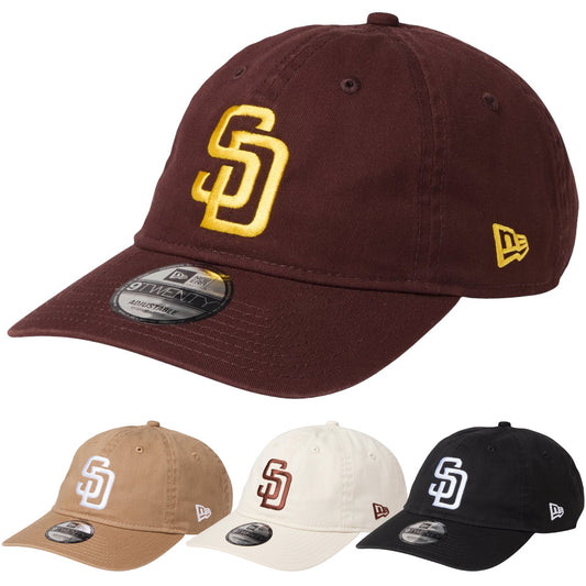 NEW ERA 9TWENTY ウォッシュドコットン サンディエゴ・パドレス 4カラー