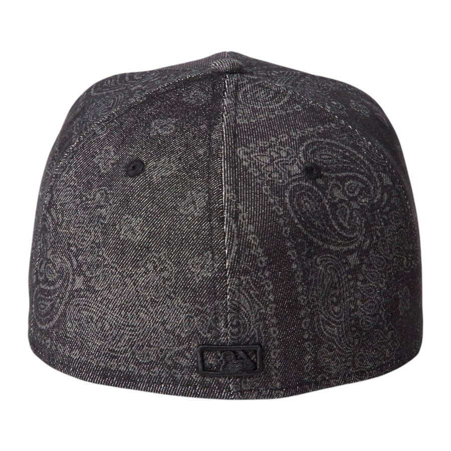 NEW ERA PC 59FIFTY Laser Burn Out Denim ドジャース ブラックデニム 背面バッターマンロゴ 15136906