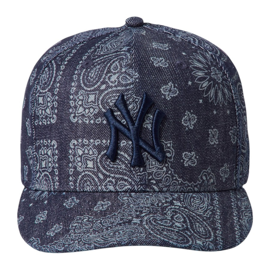 NEW ERA PC 59FIFTY Laser Burn Out Denim ヤンキース デニム 正面 15136904