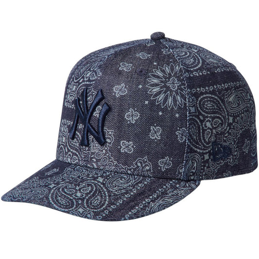 NEW ERA PC 59FIFTY Laser Burn Out Denim ヤンキース デニム 左斜め 15136904