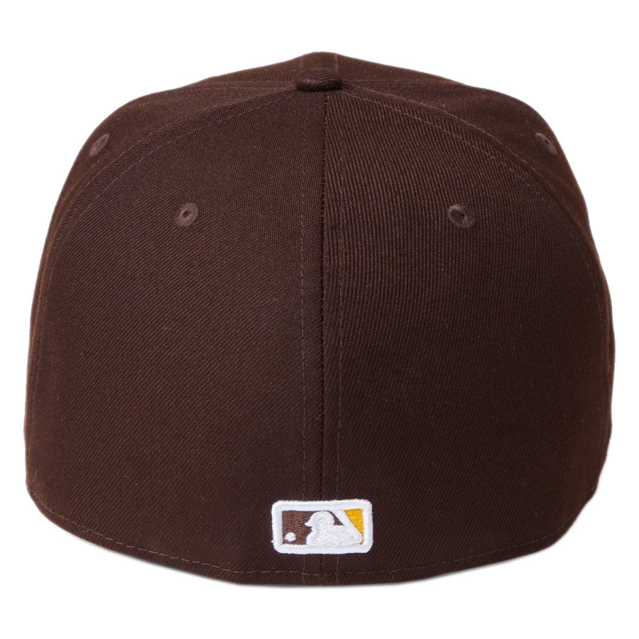 NEW ERA PC 59FIFTY サンディエゴ・パドレス バーントウッド マニラ 背面