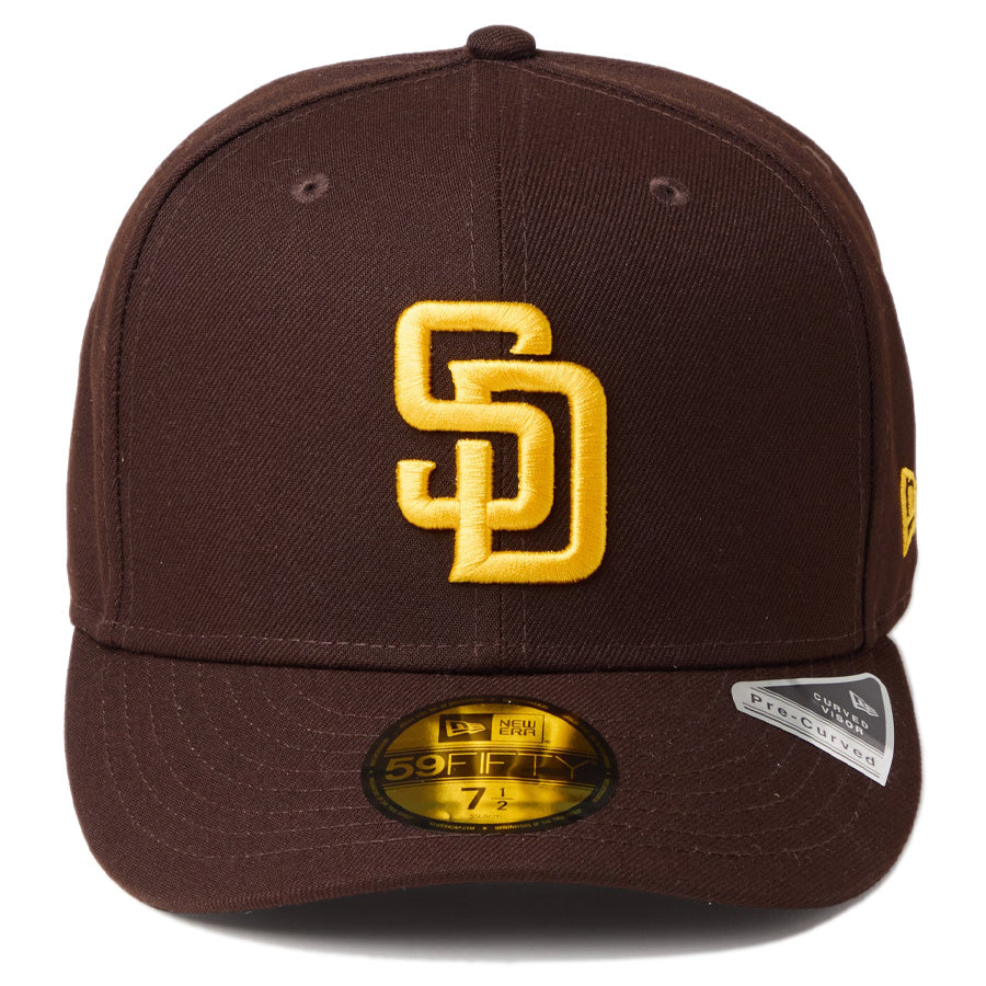 NEW ERA PC 59FIFTY サンディエゴ・パドレス バーントウッド マニラ 正面