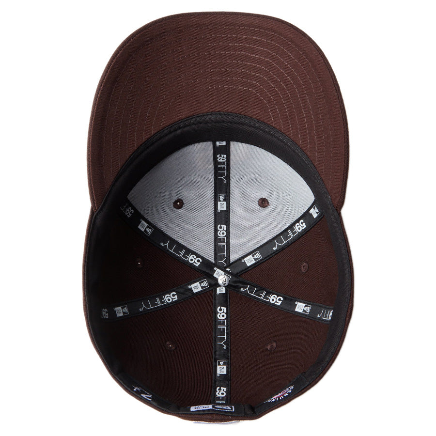 NEW ERA PC 59FIFTY サンディエゴ・パドレス バーントウッド マニラ 裏側