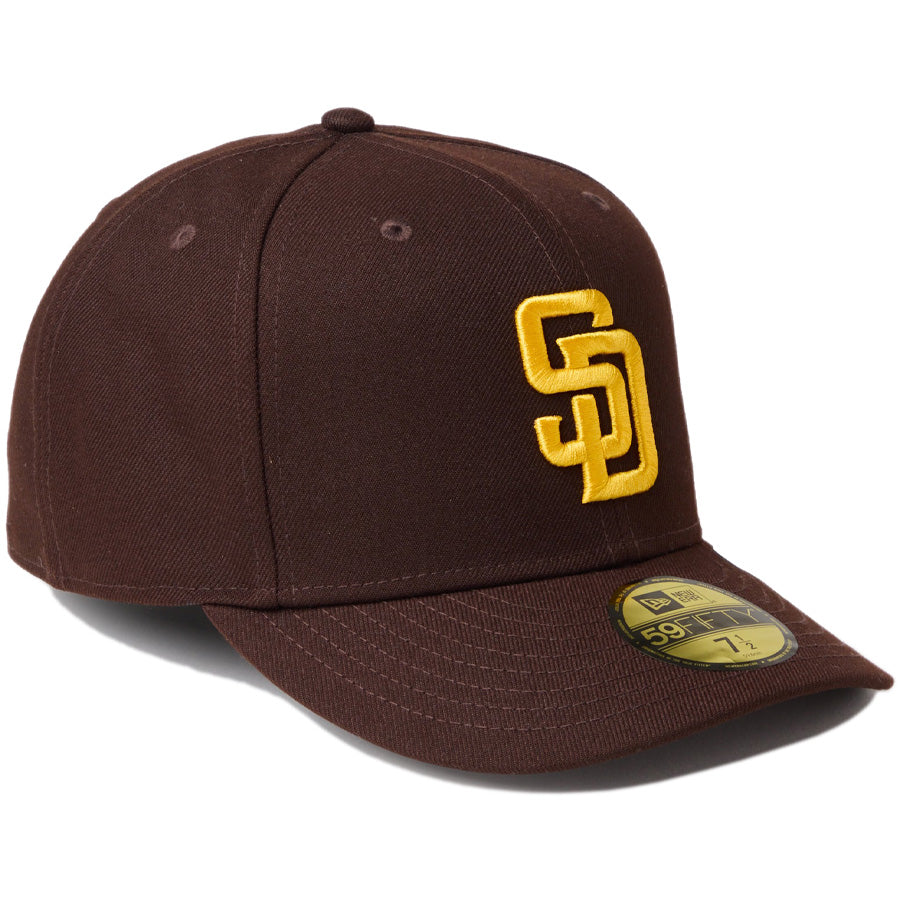 NEW ERA PC 59FIFTY サンディエゴ・パドレス バーントウッド マニラ 右斜め