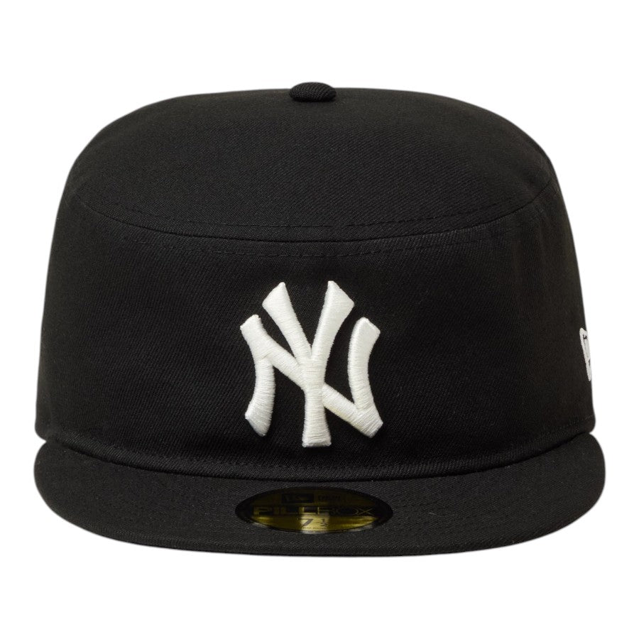 NEW ERA Pillbox ピルボックス ニューヨーク・ヤンキース キャップ ブラック 正面 15136893