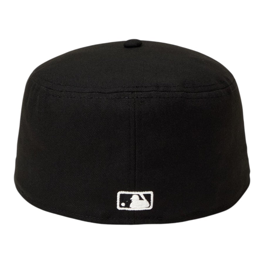 NEW ERA Pillbox ピルボックス ニューヨーク・ヤンキース キャップ ブラック 背面 バッターマンロゴ刺繍 15136893