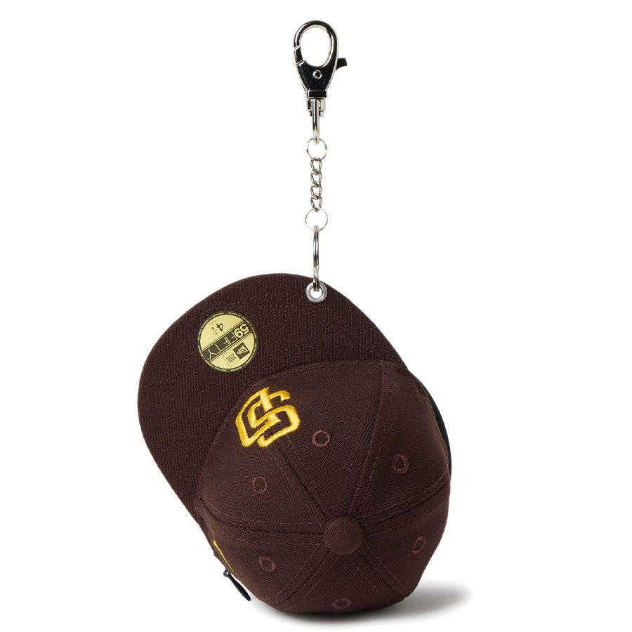 NEW ERA キャップポーチ 59FIFTY型 バーントウッド