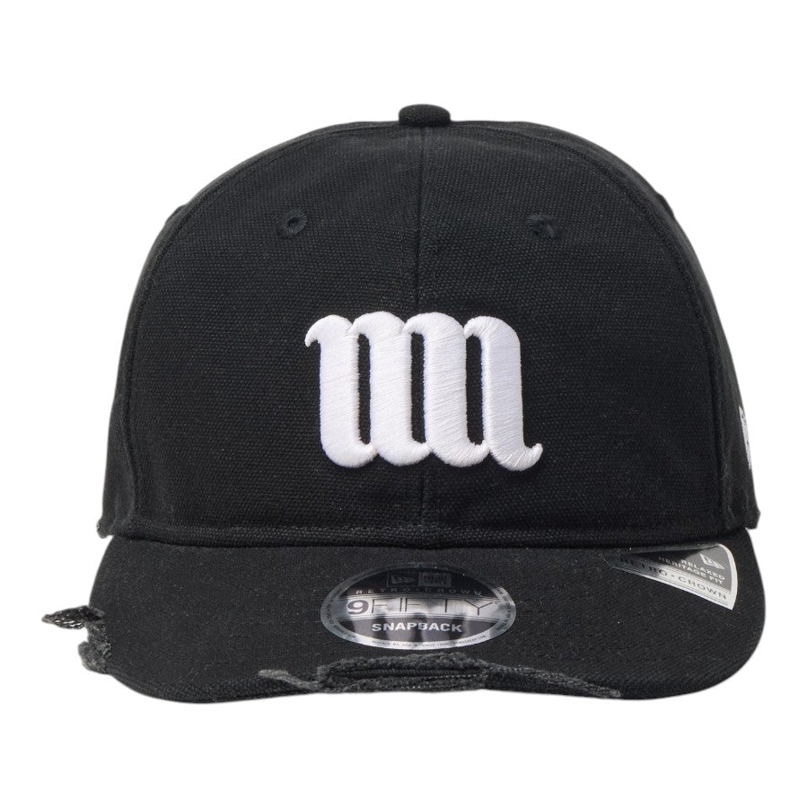 NEW ERA RC 9FIFTY MIN-NANO Damage キャップ ブラック 正面 15175389
