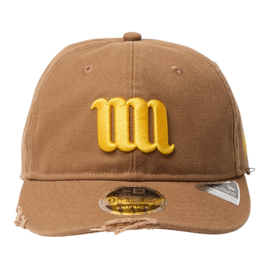 NEW ERA RC 9FIFTY MIN-NANO Damage キャップ ブラウン 正面 15175390